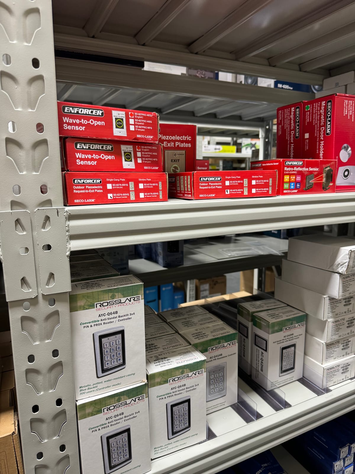 Alarm sensors & access hardware