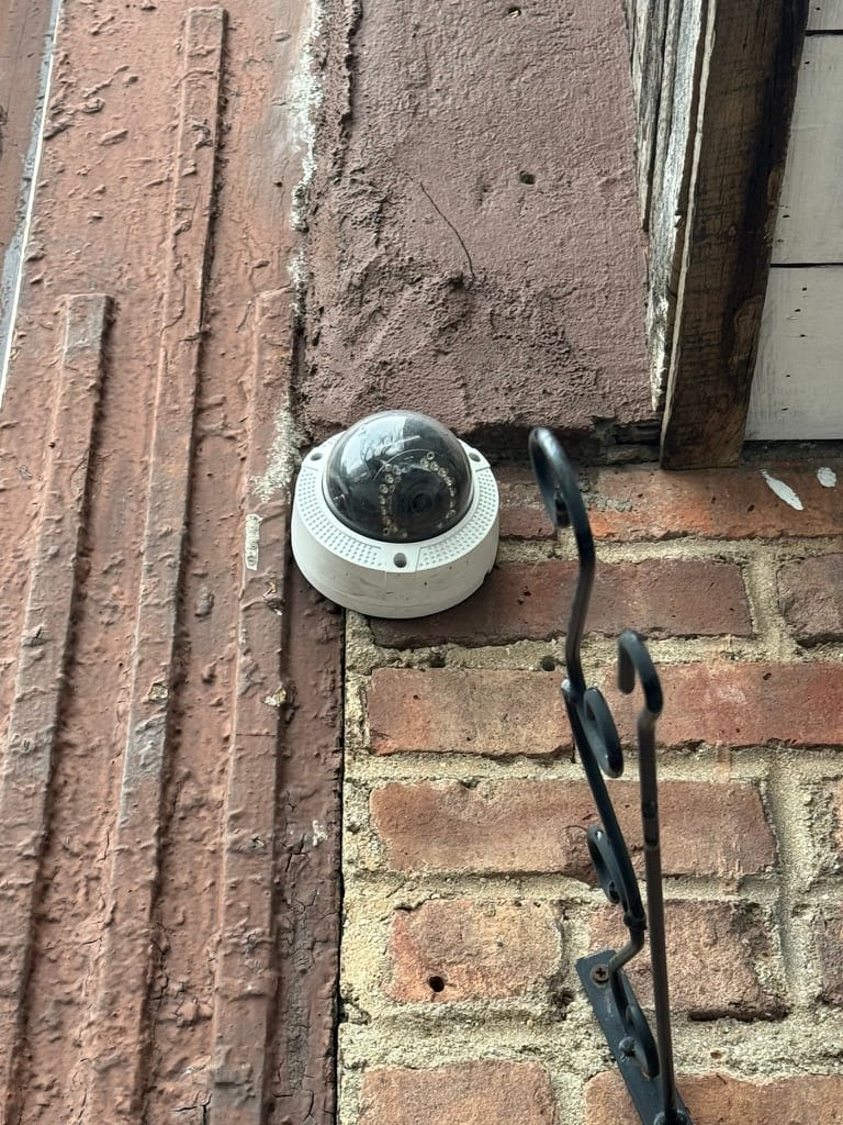 HD security camera install