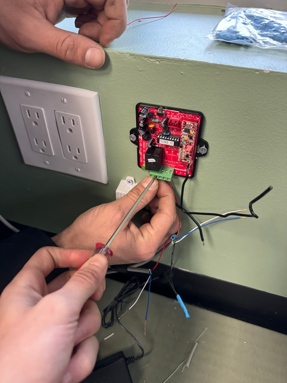 Buzzer & intercom board wiring
